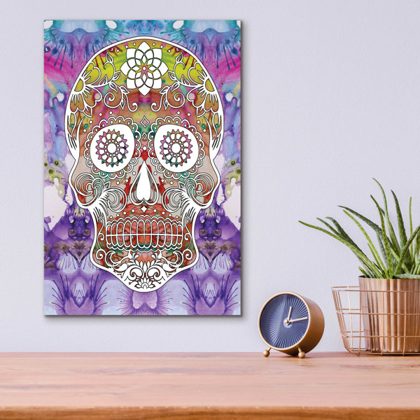 Gobelet De Voyage Isotherme Tree-Free Greetings - Design Dean Russo Spectral Sugar Skull